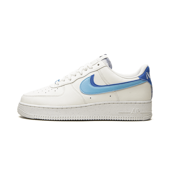 NIKE MENS Air Force 1 "Double Swoosh - Blue Chill" DO9786 100 from Stadium Goods