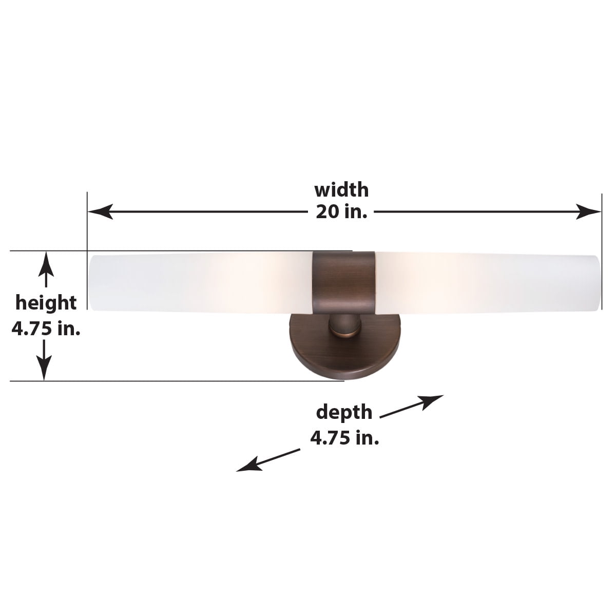 George Kovacs Saber Brushed Nickel 2-Light Wall Sconce