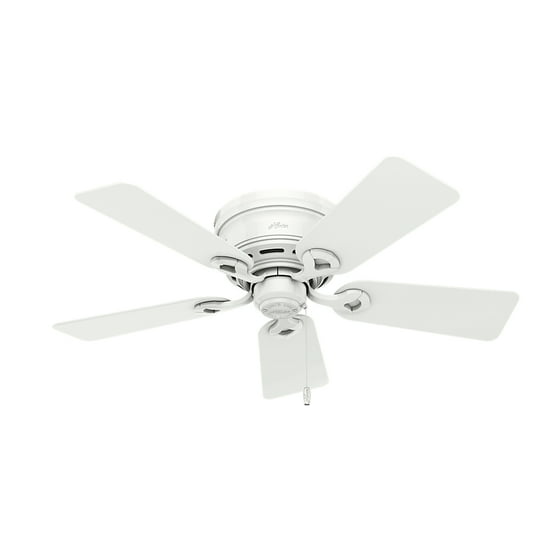 Hunter 42 Conroy Snow White Ceiling Fan With Light Com