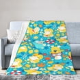thumbnail image 2 of Psyduck Boys Girls Blanket Super Soft Cozy Warm Plush Throw Blanket, Lightweight Fuzzy Flannel Blankets for Couch Sofa Bed Travel and Camping Gifts 50"X40", 2 of 8