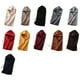 thumbnail image 3 of Sonducket Gorro de invierno unisex y bufanda con capucha para todos los géneros Bufanda con capucha de punto para mujer, varios colores Sombreros Vino rojo, 3 of 6