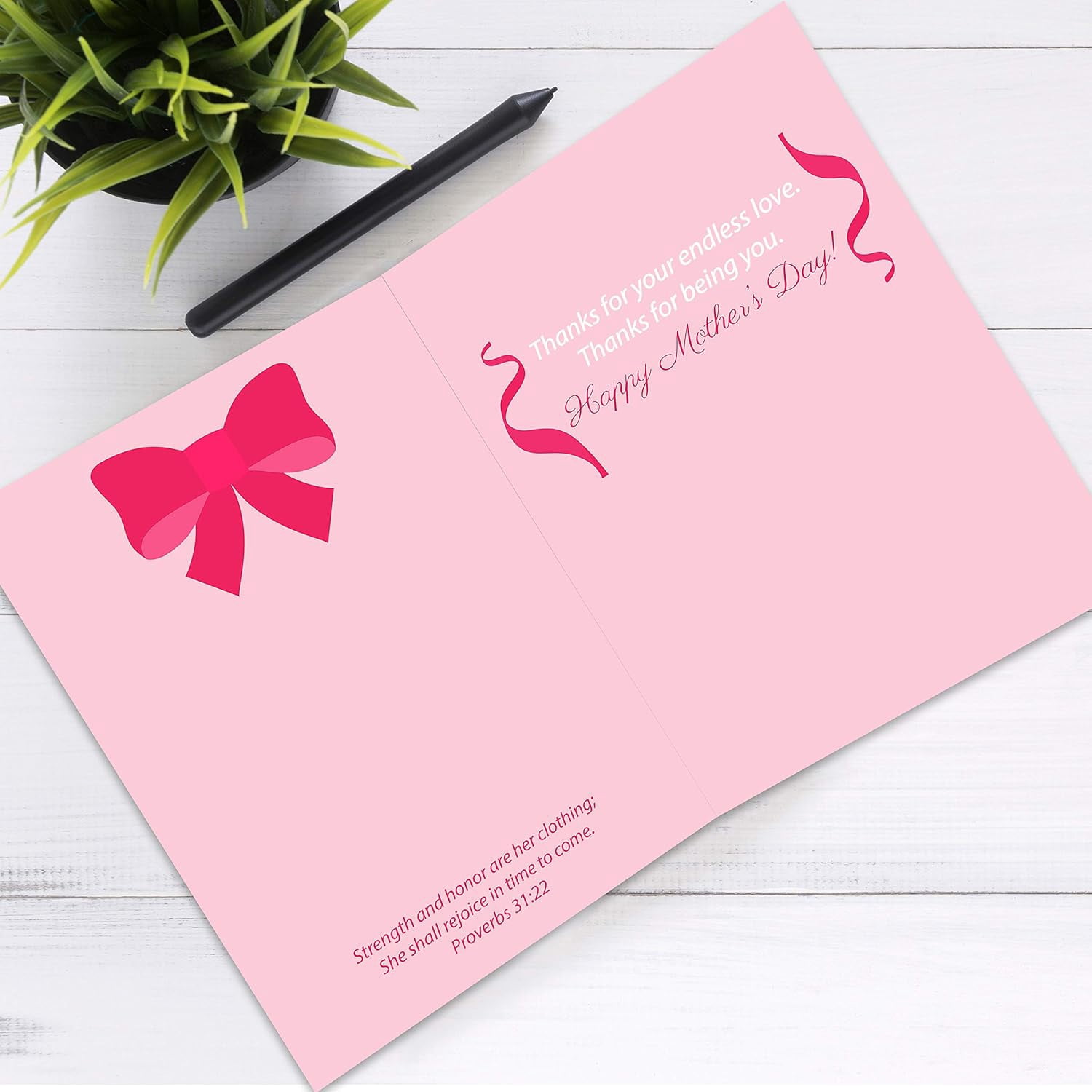 Christian Mother's Day Card | Mothers Day Card for Mom (Pack of 25)
