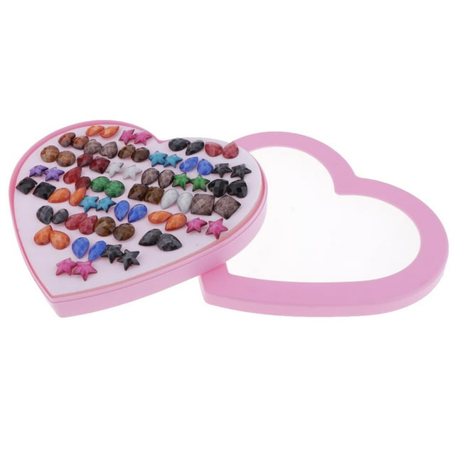 36 pares de aretes perfecl Resina multicolor