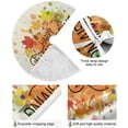 thumbnail image 2 of FMSHPON Thanksgiving Autumn Leaves Xmas Christmas Tree Skirt Stand Mat for Holiday Party Decoration Indoor Outdoor 36 inches, 2 of 6