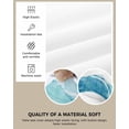 thumbnail image 2 of Blue Summer Beach Chair Seat Covers for Dinning Room 6 Pack, Comfortable Stretch Chair Slipcovers Cushion Protector for Banquet Kitchen Coastal Nautical Ocean Seaside, 2 of 6