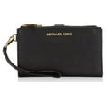 thumbnail image 5 of Michael Kors Women's Jet Set Travel Double Zip Wristlet, Black Saffiano, One Siz, 5 of 8