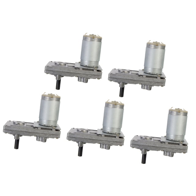 Reductor de Engranajes Cola Motor de Engranaje de Metal 12V-24V DC Máquina eléctrica de reducción de CC