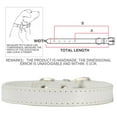thumbnail image 3 of Faux Leather Collar Metal Buckle Pet Collar Adjustable Pet Collar for Small Dogs, 3 of 10