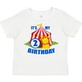 thumbnail image 3 of Inktastic Its My Birthday Circus Tent with Lion 2 Years Old Boys or Girls Toddler T-Shirt, 3 of 5