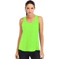 thumbnail image 2 of Workout Tops for Women Loose fit Racerback Tank Tops for Women Mesh Backless Muscle Tank Running Tank Tops, 2 of 2