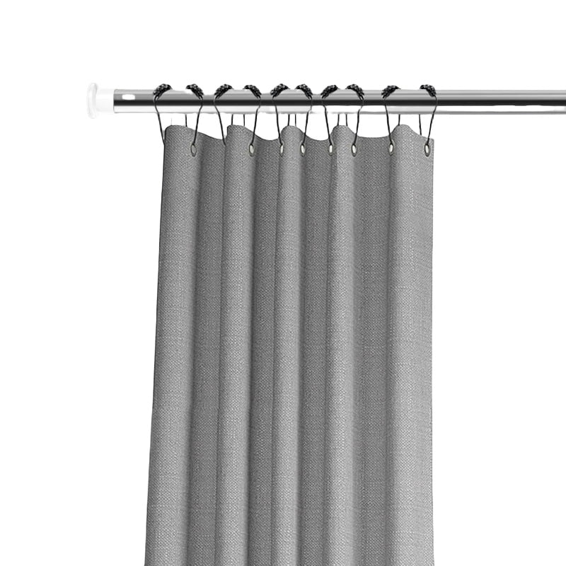 Room Divider Spring Tension Curtain Rod 43 to 141 inches,Adjustable Shower Curtain Rods,No Drilling,Closet Telescopic Rods,Expandable Balcony Tension Pole,Silver