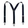 thumbnail image 1 of CTM®  Elastic Solid Color Y-Back Suspender with Swivel Hook Ends (Men's Big &, 1 of 5