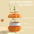 thumbnail image 4 of QARUN 2026 New Flea Traps for Inside Your Home,Flea Light Trap,Indoor Flea Treatment for Home,Pumpkin Flea Bed Bug Killer,Pet Safe Flea Insect Pest Catcher, 4 of 5