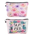 thumbnail image 4 of Makeup Pouch Printed Fashion Small Toiletry Bag Cosmetic Storage Bag for Women, 4 of 10