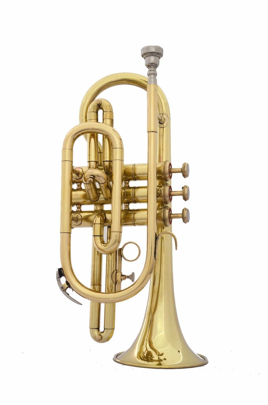 Sale on Pocket Trumpet 3 Valve's Shinning Brass with Mouthpiece and Case