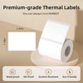 thumbnail image 2 of Papel adhesivo impermeable para impresora de etiquetas NIIMBOT B1/B21/B3S, 2 of 8
