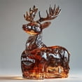 thumbnail image 2 of Animal Whiskey Decanter with Glass Bottle Set - Unique Animal Statue Liquor Decanter Gift for Dad Men Husband | Home Bar Accessories for Whiskey Lovers Special Occasions Deer 125ml, 2 of 3