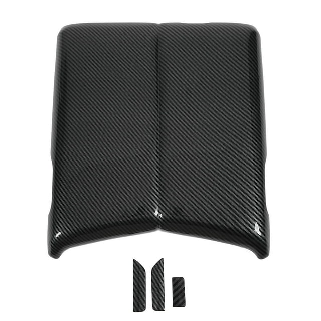 Cubierta de reposabrazos de tapa de consola, Protector de caja de reposabrazos estilo fibra de carbono, repuesto para Land Cruiser Lc300 2023