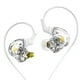thumbnail image 1 of Inteprter Auriculares con cable portátiles de 1,2 m, Cable de fibra colorido, auriculares HiFi para escuchar música, ver vídeos, ver llamadas de voz, Cables de audio/vídeo Blanco, 1 of 6