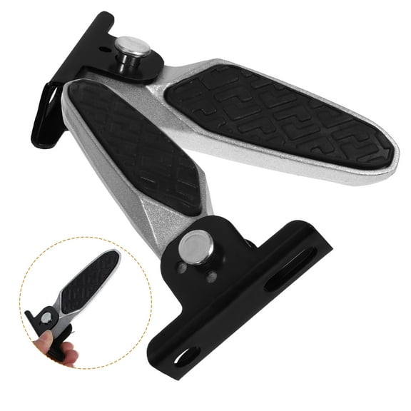 RENACLIPY Foldable Pedals for Motorbike Use, Sturdy Non- Design, 1 Pair Replacement Pedals