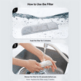 thumbnail image 3 of 12 Activated Carbon Filter for Cat Water Fountain WFP6 Replacement Filters for Pet Automatic Drinking Fountain, 3 of 4