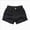 Black, variant on Girls Jean Shorts Summer Trendy Ripped Denim Shorts High Waist Straight Leg Clothes Size 3-4 Years