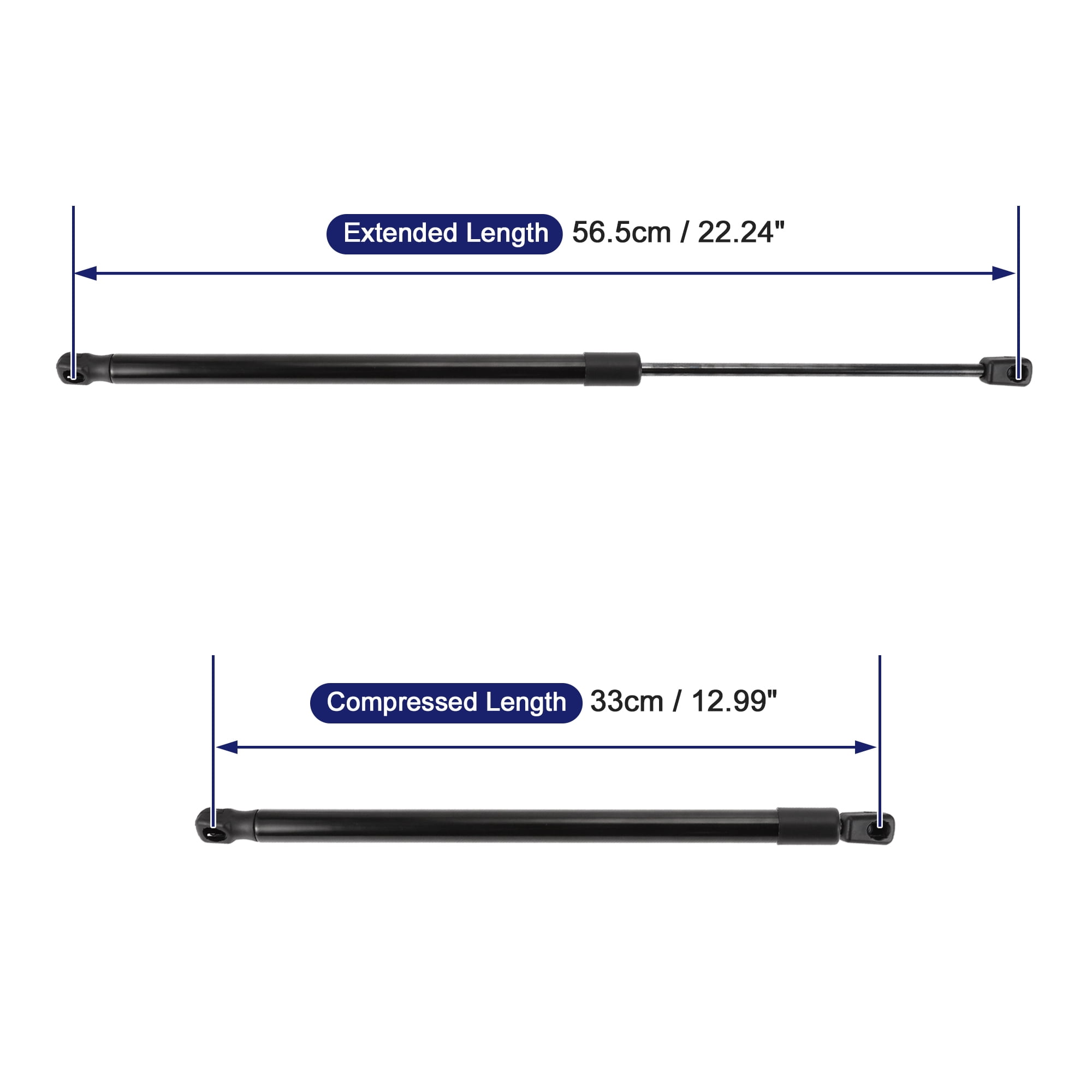 Unique Bargains Rear Hatch Lift Support Struts for Suzuki IGNIS II 2003 Black
