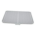 thumbnail image 3 of Alfombrilla para secar platos Almohadilla para secar platos Alfombrilla para escurrir platos Fácil de secar Utensilio resistente Gris, 3 of 9