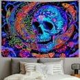 thumbnail image 2 of Orinice Kreli Micky skeleton tapestry mushroom tapestry snake tapestry flower tapestry wall hanging room, 40x30inch, 2 of 6