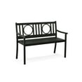 thumbnail image 2 of Carolina Living Nelson Outdoor Metal Bench Black, 2 of 5
