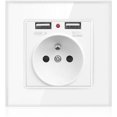 thumbnail image 2 of Prise Européenne avec Double Panneau USB, 2 of 2