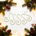 thumbnail image 5 of Metal S Ornament Hooks, S Shaped Christmas Tree Hanging Hooks for Holiday Ornaments, Wreaths, Garlands, Crafts and DIY Christmas Decorations, 5 of 5