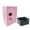 Pink, variant on SIEYIO Mini Metal Coin Bank Locker with Keys Kids Money Saving Jar Security Safe Box