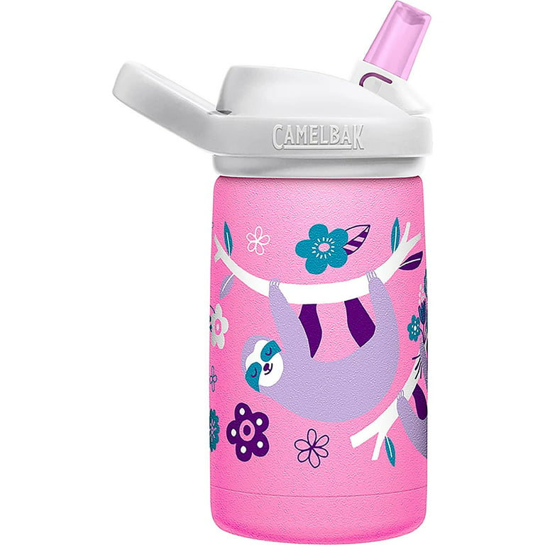 Camelbak Tumbler, Eddy + Kids, SST Vacuum Insulated, Camping Foxes, 12 Ounce