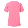 thumbnail image 3 of Hauts d'Été pour Femmes 2023 Hauts à Manches Courtes Col en V Uniforme de Travail Infirmier T-shirts, 3 of 6