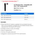 thumbnail image 2 of A/C Receiver Drier - Compatible with 2013 - 2017 Honda Accord 2014 2015 2016, 2 of 2