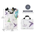 thumbnail image 2 of Yayeee Freestanding Laundry Hamper with Handle Collapsible Large Storage Basket for Clothes, Purple Birds, 2 of 7