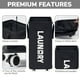 thumbnail image 4 of Cesto de ropa Goodpick con ruedas, 75 L, lona negra, 4 of 8