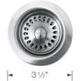 thumbnail image 2 of BLANCO 441481 Kitchen Sink Decorative Drain Basket Strainer, 3.5", Cinder, 2 of 4