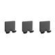 thumbnail image 5 of Estante para afeitadora de barba sweethay soporte montado en la pared de aluminio negro, 5 of 6
