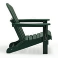 thumbnail image 3 of Braxton Folding Plastic Adirondack Chair, Dark Green, 3 of 16