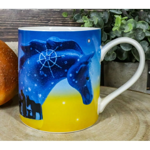 Trail Of Painted Ponies Nativity Gold Frankincense And Myrrh Horse Ceramic Mug