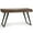 Natural Aged Brown, variant on Pemberly Row Solid Acacia Wood Desk in Rustic Natural Aged Brown