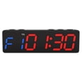 thumbnail image 1 of Temporizador de intervalos LED multifunción Alarma Multiescenas USB Reloj de cuenta regresiva/progresiva USB Marco negro azul, 1 of 8