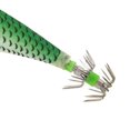 thumbnail image 2 of Cebo de camarón de madera luminosa de 8 cm con señuelos de pesca con anzuelo de calamar (verde), 2 of 3
