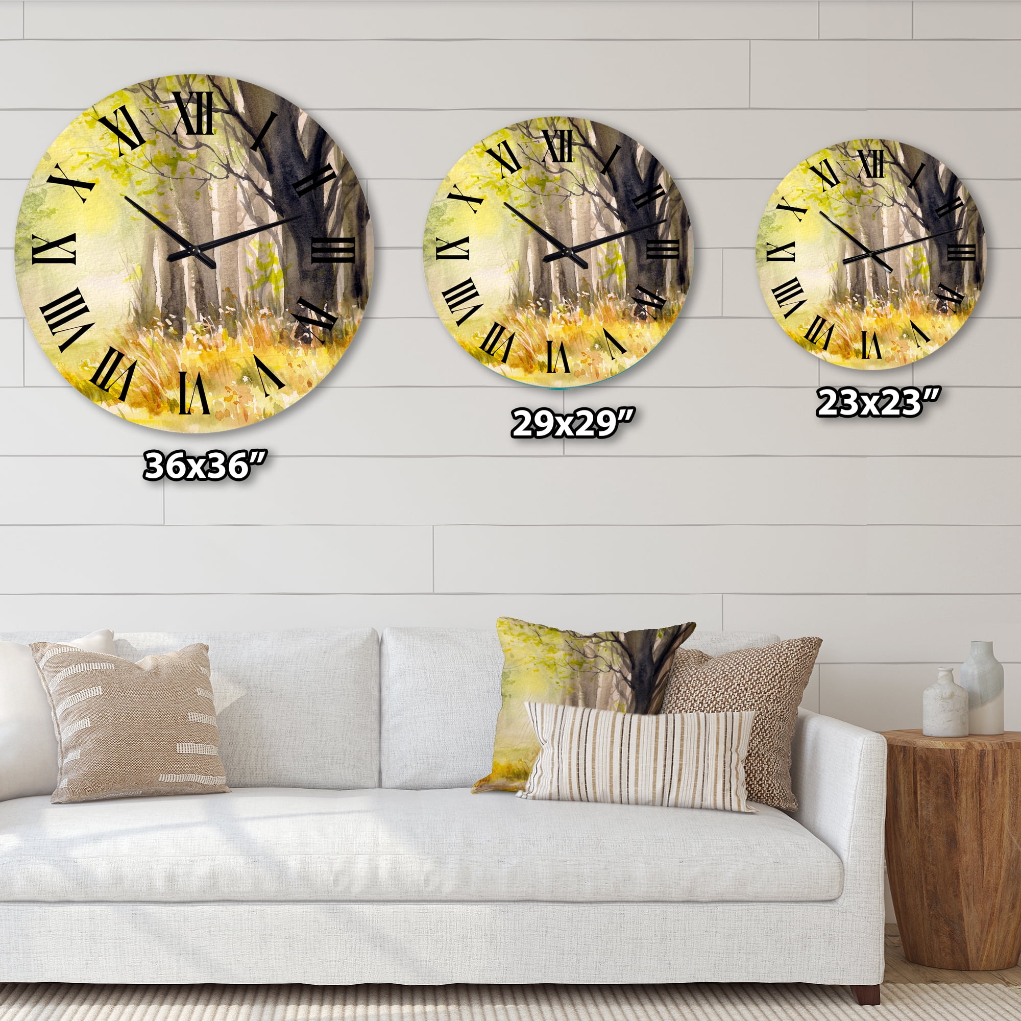 Designart 1 in Traditional Wall Clock