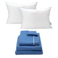 thumbnail image 1 of Sábanas Matrimonial Royal Azul + Almohadas Royal Twin, 1 of 8