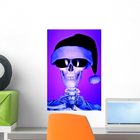 Evil Santa Wall Mural by Wallmonkeys Peel and Stick Graphic (18 in H x 12 in W) WM242124