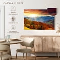 thumbnail image 5 of Elephant Stock Mountain With Trees Wall Art - Horizontal Canvas Wall Art - Living Room Wall Decor - Nature Canvas - Blue And Teal Decor - 48" x 32", 5 of 8