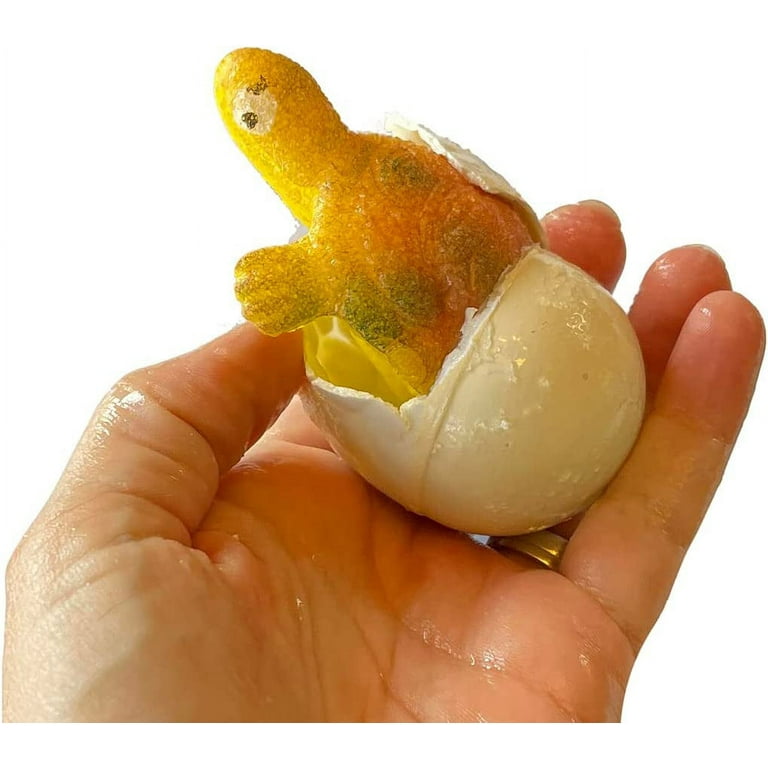 Set of 3 Hatch and Grow a Animal Egg in Water DINOSAUR ALLIGATOR and TURTLE Add Water and it Grows Gator Critter Toy Bath Soak in Water and